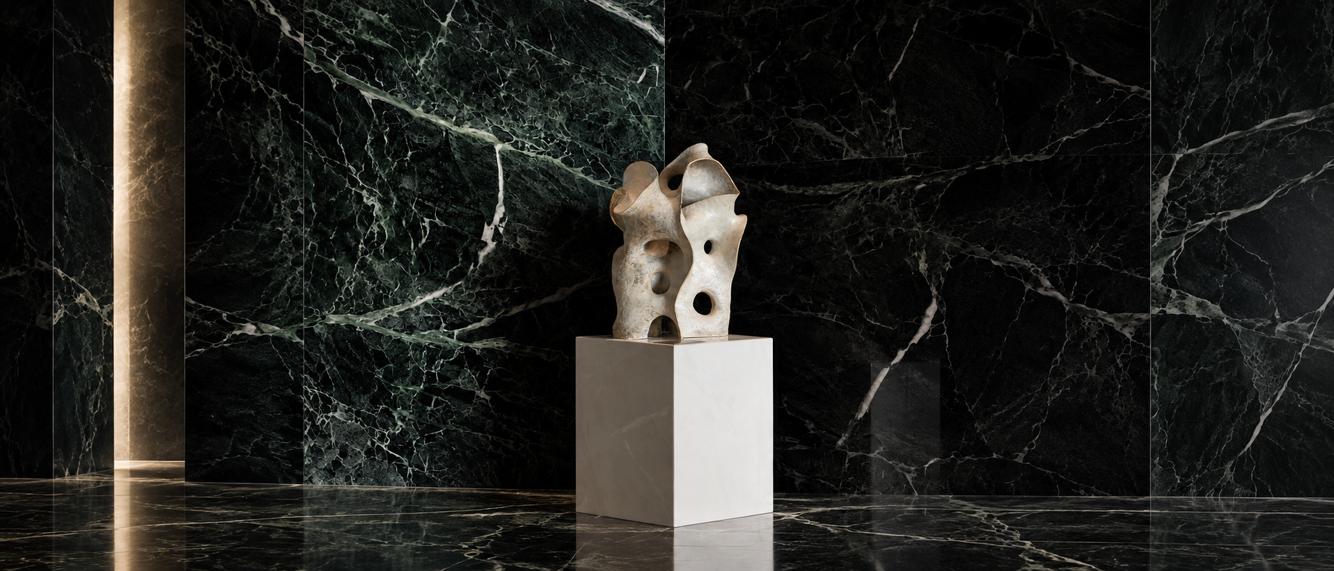 Decorative objects styled in a considered interior